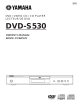 Yamaha DVD-S530 Bruksanvisning
