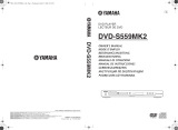 Yamaha DVD-S559MK Bruksanvisning