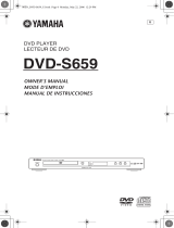 Yamaha DVD-S659 Användarmanual