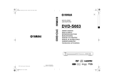 Yamaha DVD-S663 Bruksanvisning