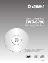 Yamaha DVD-S796 Användarmanual