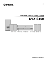 Yamaha DVX-S100 Användarmanual