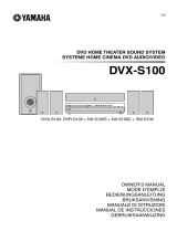 Yamaha DVX-S100 Bruksanvisning