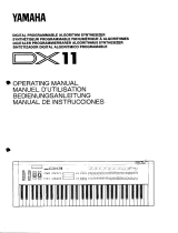 Yamaha DX11 Bruksanvisning