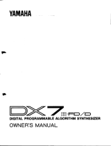 Yamaha DX7II Bruksanvisning