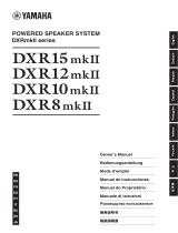 Yamaha DXR10 MKII 10 Inch Powered Loudspeaker Användarmanual
