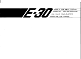 Yamaha E-30 Användarmanual