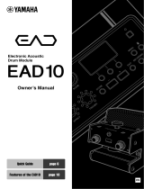 Yamaha EAD10 Acoustic Drum Module Mic Trigger Användarmanual