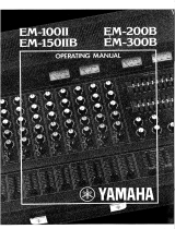 Yamaha EM-150IIB Bruksanvisning