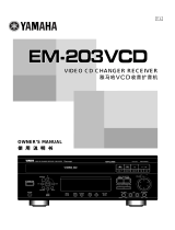 Yamaha EM-203VCD Användarmanual