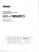 Yamaha EM1620 Bruksanvisning