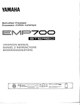 Yamaha EMP700 Bruksanvisning