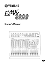 Yamaha mix EMX 2000 Användarmanual