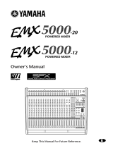 Yamaha EMX 5000-20 Användarmanual