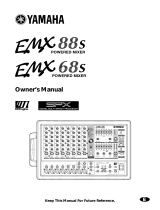 Yamaha EMX88S EMX68S Användarmanual