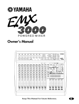 Yamaha EMX3000 Bruksanvisning