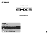 Yamaha EMX5 Bruksanvisning