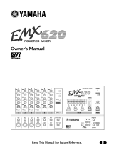 Yamaha EMX620 Användarmanual