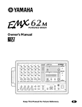 Yamaha EMX62M Bruksanvisning