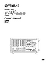 Yamaha EMX660 Användarmanual