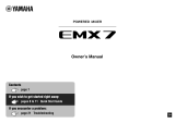 Yamaha EMX7 Bruksanvisning