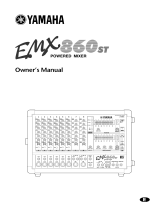 Yamaha EMX860ST Användarmanual