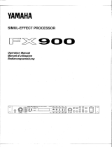 Yamaha FX900 Bruksanvisning