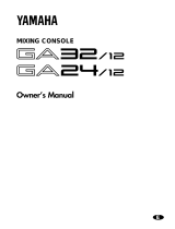 Yamaha GA24/12 Användarmanual