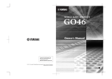 Yamaha GO46 Bruksanvisning