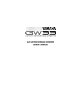 Yamaha GW33 Bruksanvisning