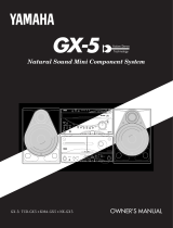 Yamaha GX-5 Bruksanvisning
