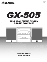 Yamaha GX-505 Bruksanvisning