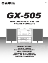 Yamaha GX-505RDS Bruksanvisning