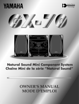 Yamaha GX-70 Användarmanual