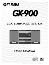 Yamaha GX-900 Användarmanual