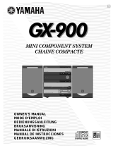 Yamaha GX-900 Bruksanvisning