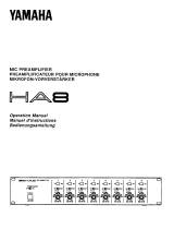 Yamaha HA8 Bruksanvisning