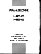 Yamaha HE-8 Bruksanvisning
