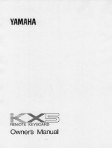 Yamaha KX5 Bruksanvisning