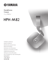 Yamaha Casque HPH-M82 Bruksanvisning