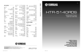 Yamaha HTR-5140RDS Användarmanual