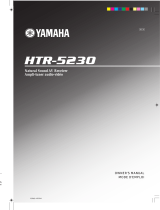 Yamaha HTR-5230 Användarmanual