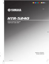 Yamaha HTR-5240 Användarmanual