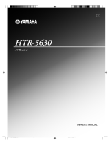 Yamaha HTR-5630 Användarmanual