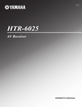 Yamaha HTR-6025 Bruksanvisning