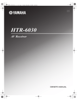 Yamaha HTR-6030 Användarmanual