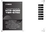 Yamaha TSR-6750 Bruksanvisning