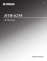 Yamaha HTR-6250 Bruksanvisning