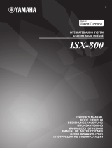 Yamaha ISX-800 Restio Bruksanvisning