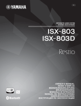 Yamaha ISX803D Bruksanvisning